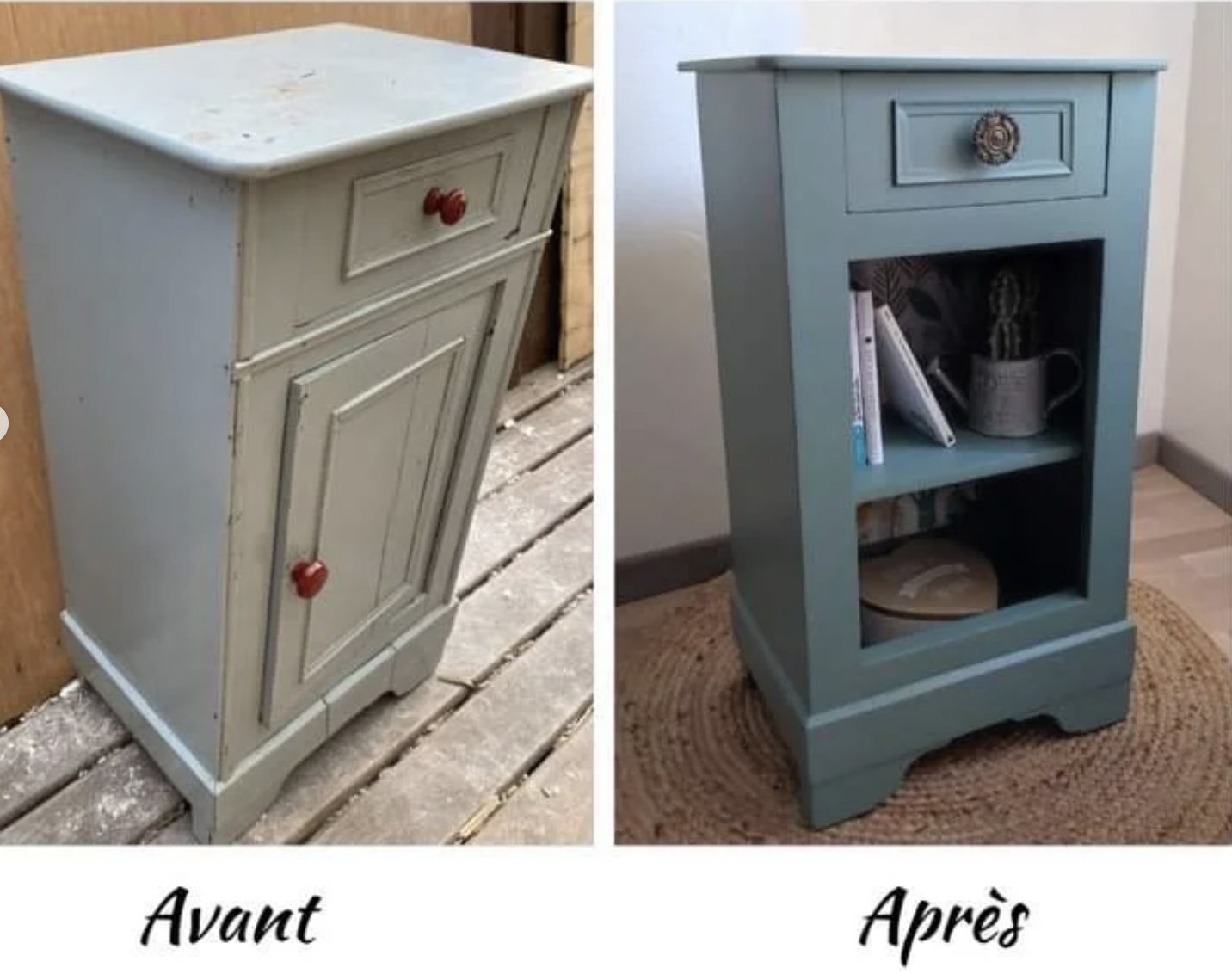 Désiré avant et après le relooking